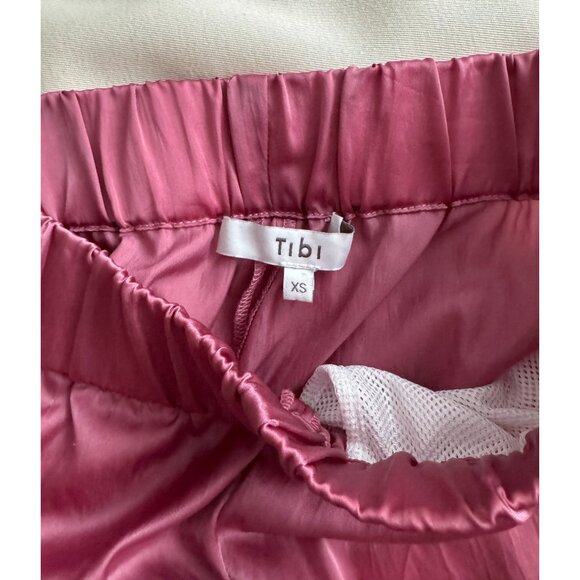 Tibi "Wilt" Silky Nylon Jogger in Rose Pink, size XS - Picture 5 of 8